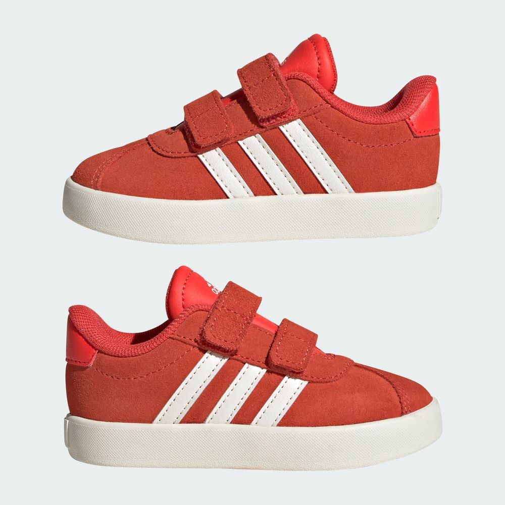 Foto 9 pulgar | Tenis Adidas Vl Court 3.0 Adidas Naranja Niños