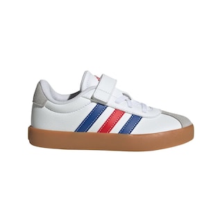 Foto 1 | Tenis Vl Court 3.0 Skateboarding Niños Adidas Blanco Niños