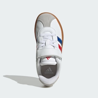 Foto 4 | Tenis Vl Court 3.0 Skateboarding Niños Adidas Blanco Niños
