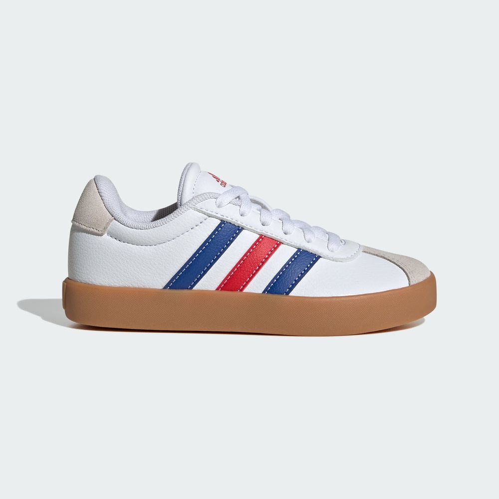 Foto 3 pulgar | Tenis Vl Adidas Court 3.0 Niños Adidas Blanco Niños