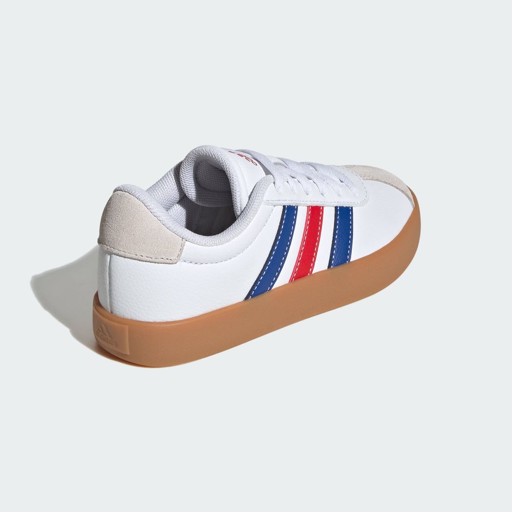 Foto 7 | Tenis Vl Adidas Court 3.0 Niños Adidas Blanco Niños