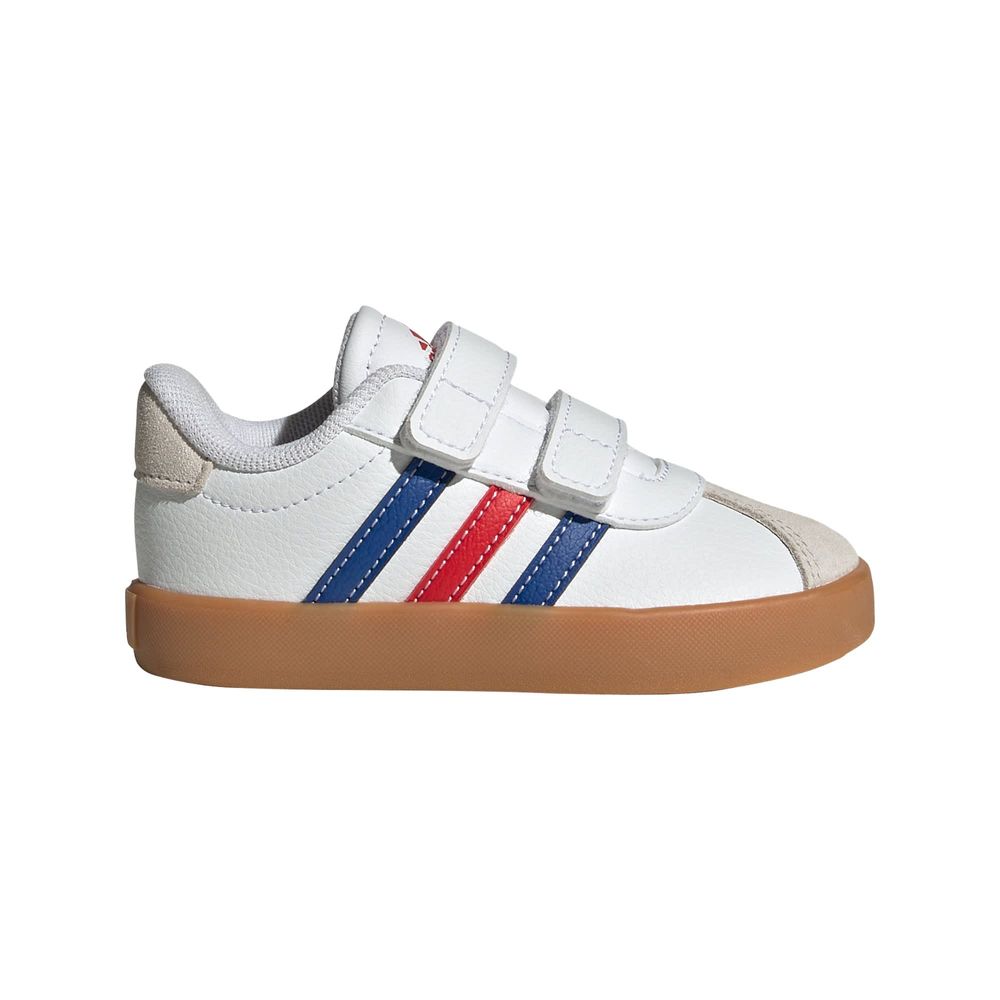 Foto 1 | Tenis Vl Court 3.0 Skateboarding Niños Adidas Blanco Niños