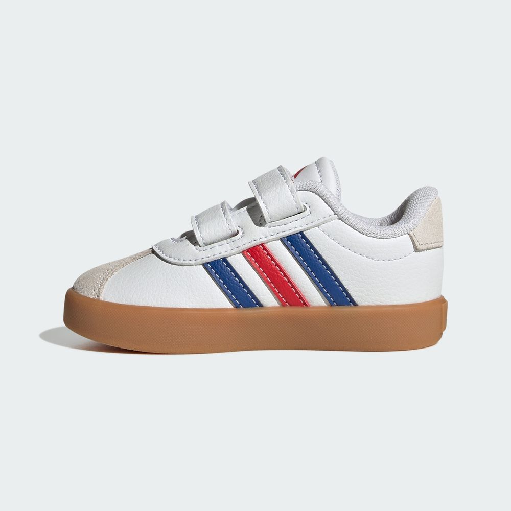 Foto 4 pulgar | Tenis Vl Court 3.0 Skateboarding Niños Adidas Blanco Niños