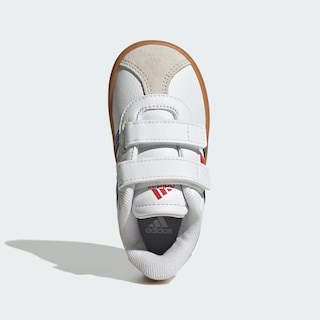 Foto 4 | Tenis Vl Court 3.0 Skateboarding Niños Adidas Blanco Niños