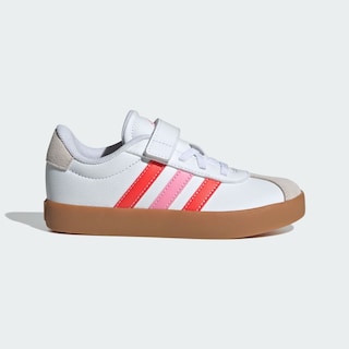 Foto 2 | Tenis Vl Court 3.0 Skateboarding Niños Adidas Blanco Niños