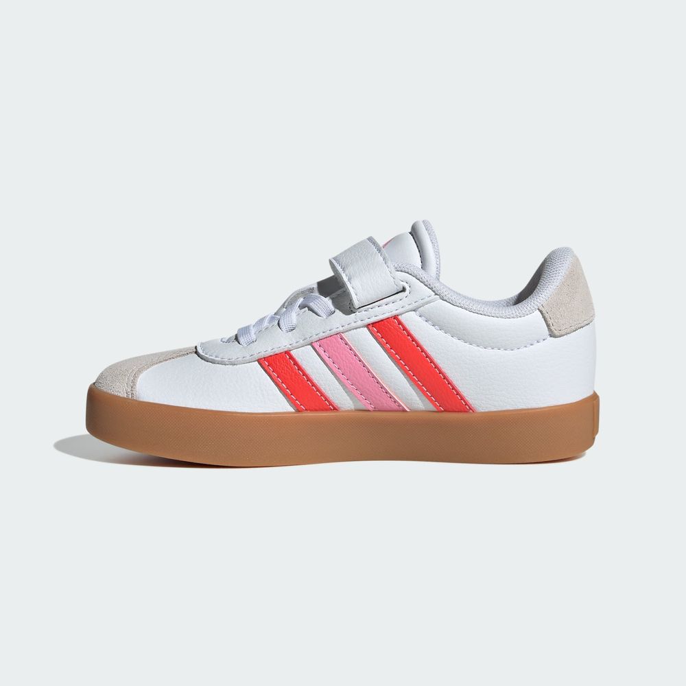 Foto 4 pulgar | Tenis Vl Court 3.0 Skateboarding Niños Adidas Blanco Niños