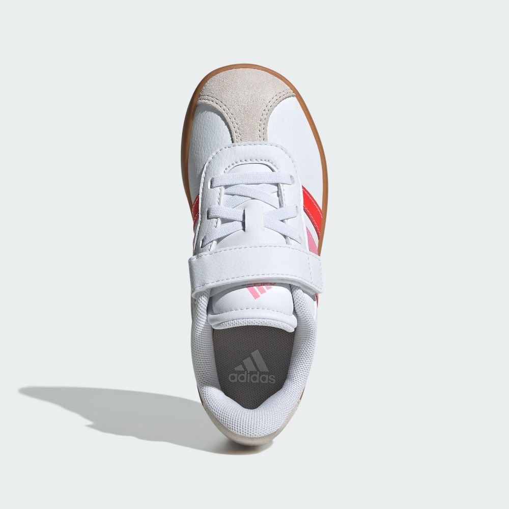 Foto 4 | Tenis Vl Court 3.0 Skateboarding Niños Adidas Blanco Niños