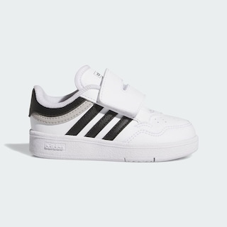 Foto 2 | Tenis Hoops 4.0 Kids Adidas Blanco Niños