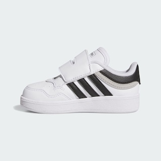 Foto 3 | Tenis Hoops 4.0 Kids Adidas Blanco Niños