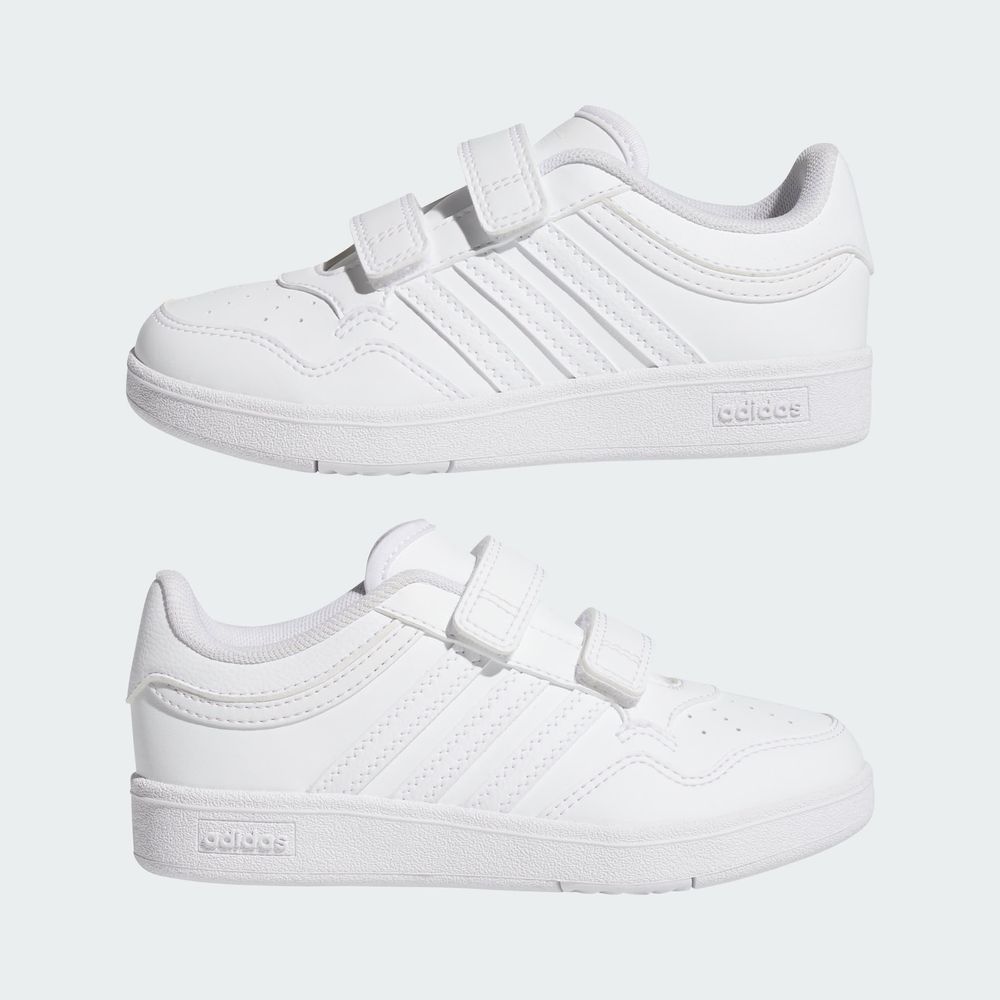 Foto 8 | Hoops 4.0 Cf C Adidas Blanco Niños