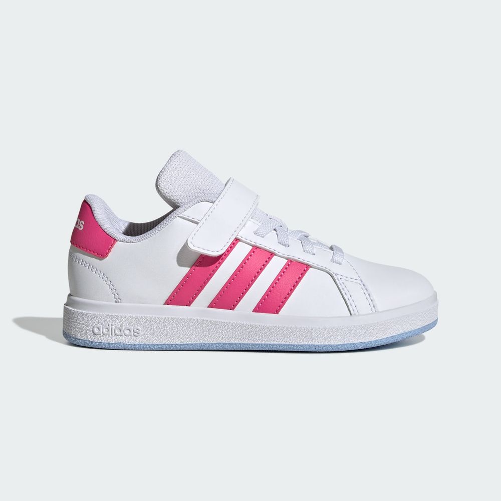 Foto 3 pulgar | Tenis Grand Court 2.0 Niños Adidas Blanco Niños