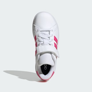 Foto 4 | Tenis Grand Court 2.0 Niños Adidas Blanco Niños