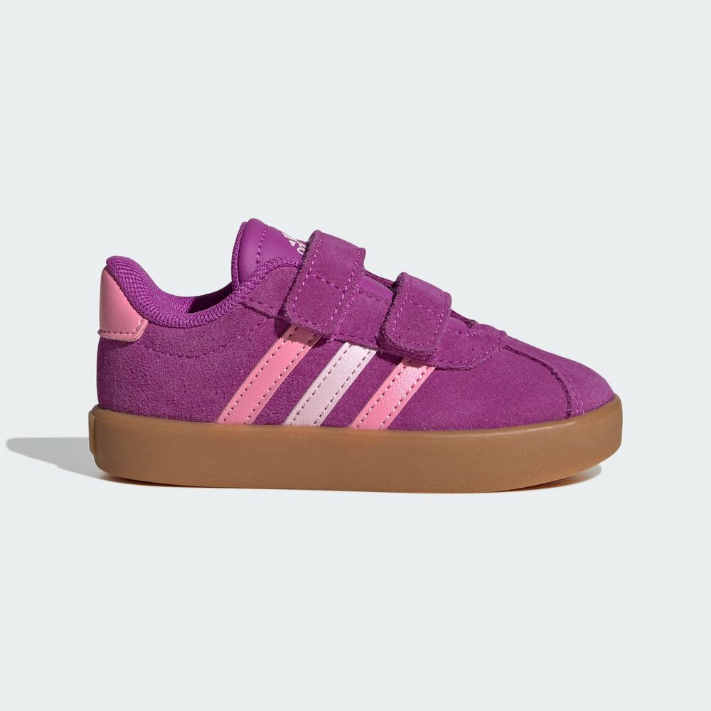 Foto 3 pulgar | Tenis Adidas Vl Court 3.0 Adidas Rosa Niños