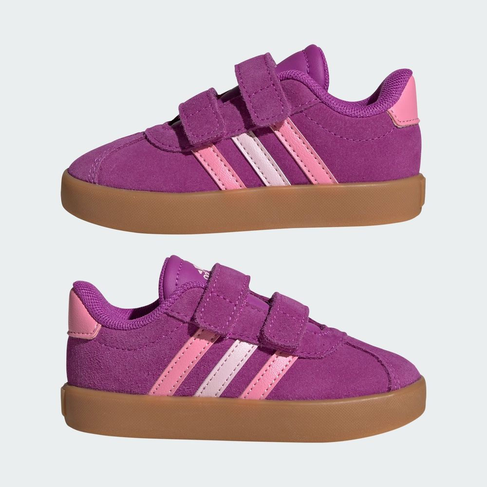 Foto 9 pulgar | Tenis Adidas Vl Court 3.0 Adidas Rosa Niños