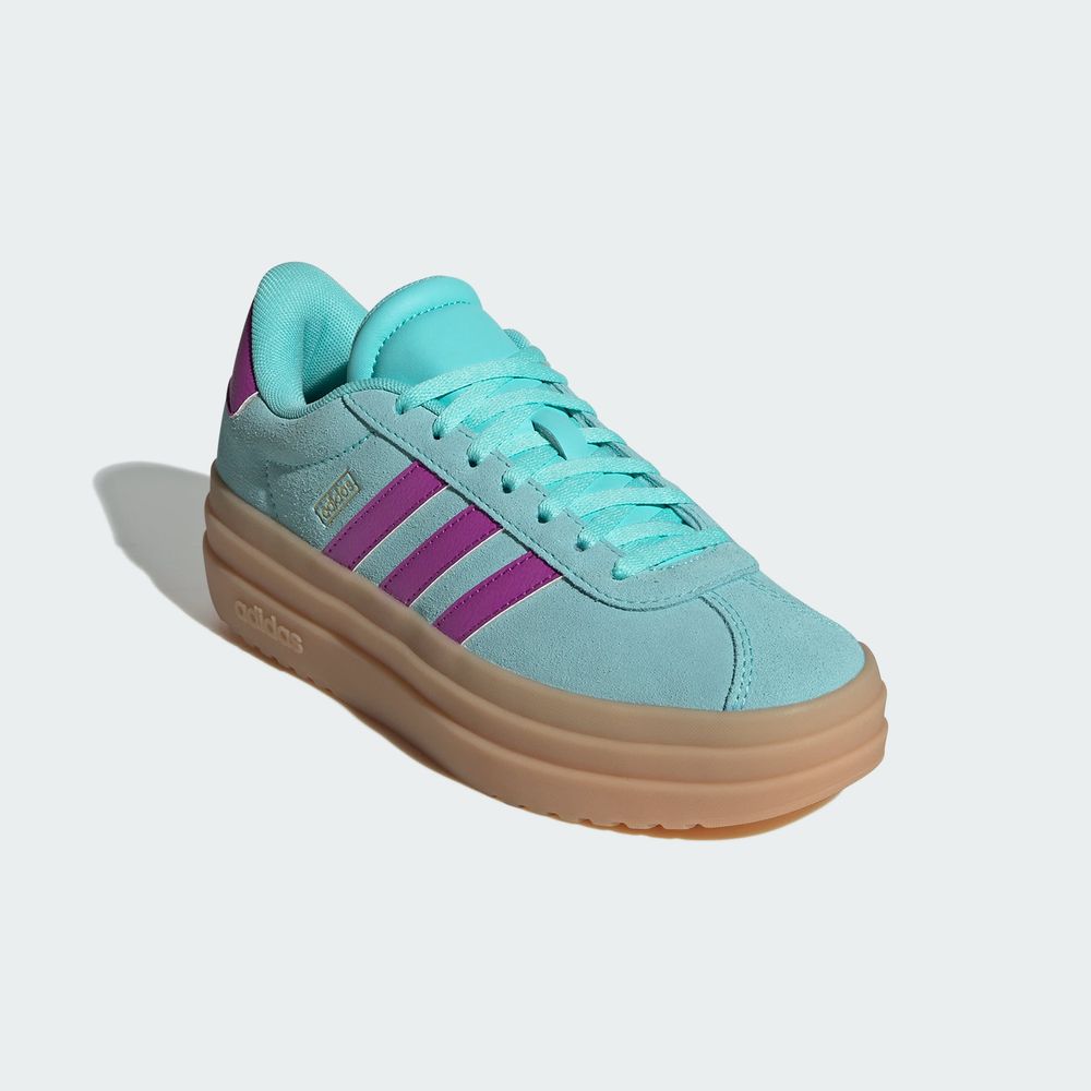 Foto 7 pulgar | Tenis Adidas Vl Court Bold Kids Adidas Turquesa Niños