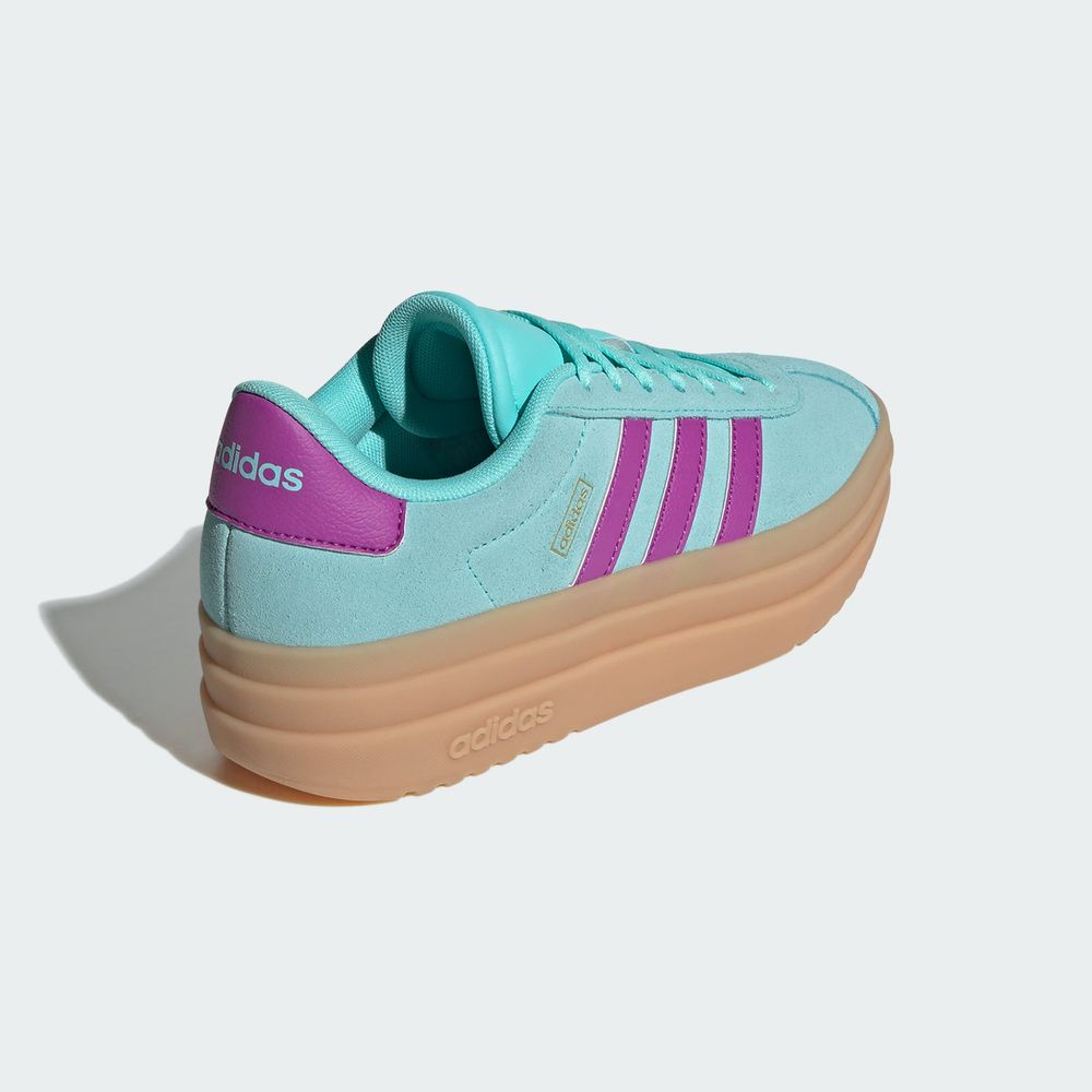 Foto 8 pulgar | Tenis Adidas Vl Court Bold Kids Adidas Turquesa Niños