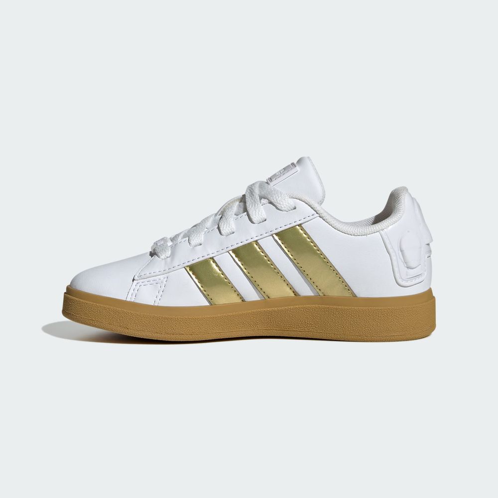 Foto 4 pulgar | Droids Grand Court 2.0 K Adidas Blanco Niños