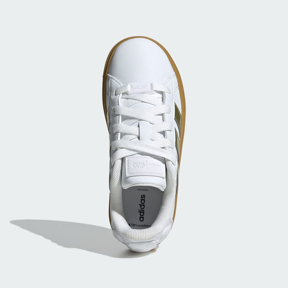 Foto 5 pulgar | Droids Grand Court 2.0 K Adidas Blanco Niños