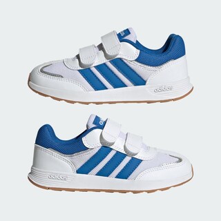 Foto 8 | Tenis Tensaur Switch Kids Adidas Blancos para Niños