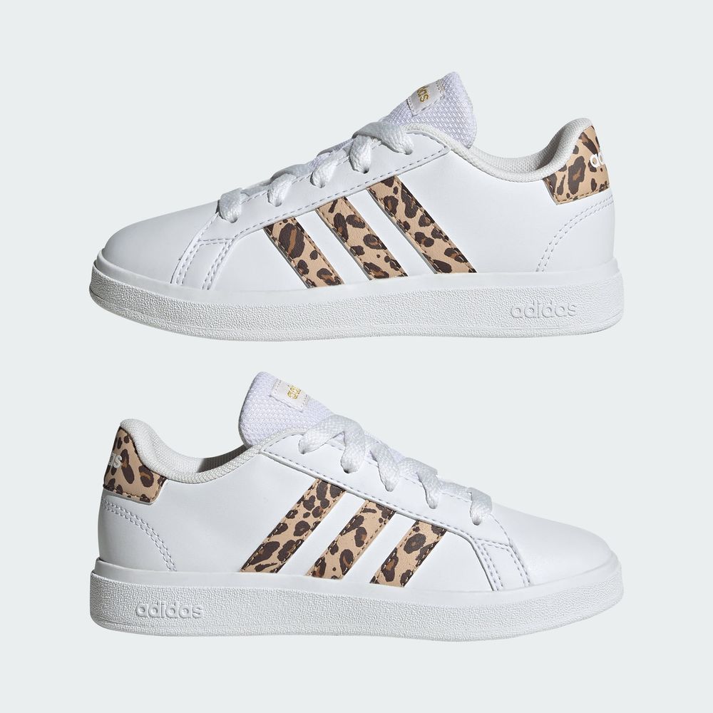 Foto 9 pulgar | Tenis Adidas Grand Court 2.0 Kids Adidas Blanco Niños