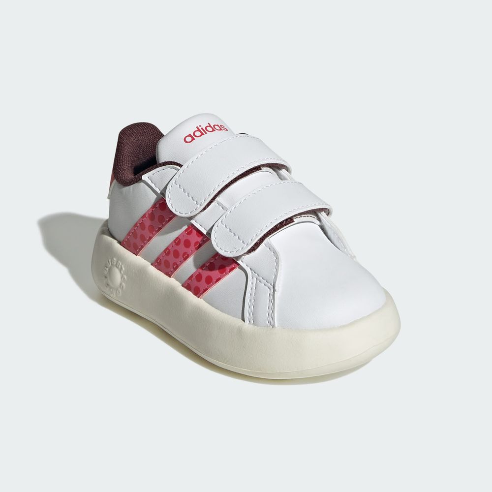 Foto 7 pulgar | Grand Court Minnie Cf I Adidas Blanco Niños