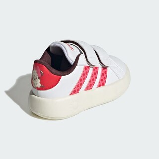 Foto 7 | Grand Court Minnie Cf I Adidas Blanco Niños