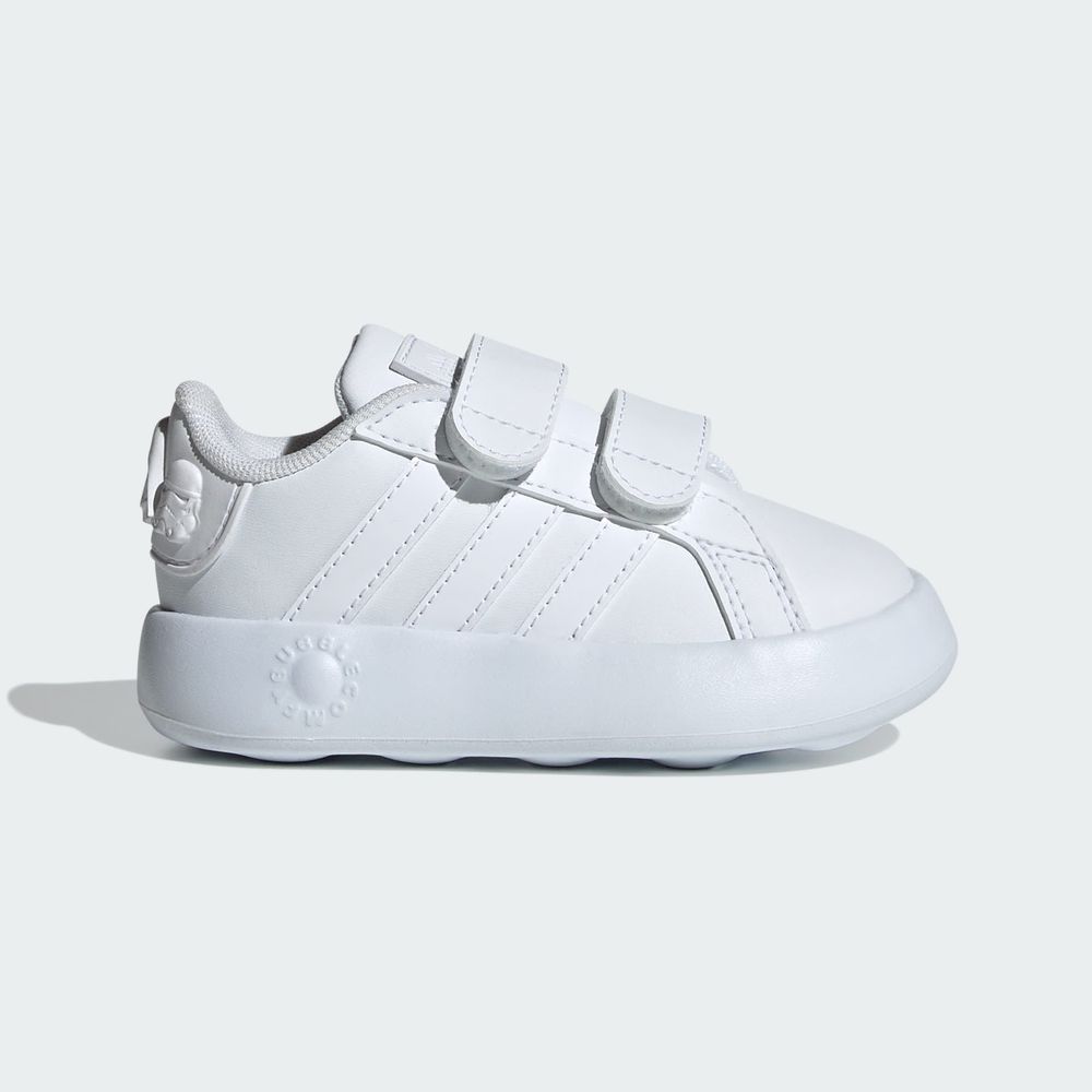 Foto 3 pulgar | Tenis Star Wars Grand Court 2.0 Kids Adidas Blanco Niños