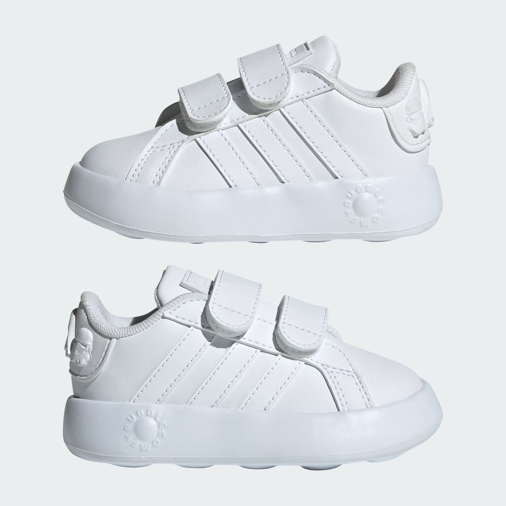 Foto 9 pulgar | Tenis Star Wars Grand Court 2.0 Kids Adidas Blanco Niños
