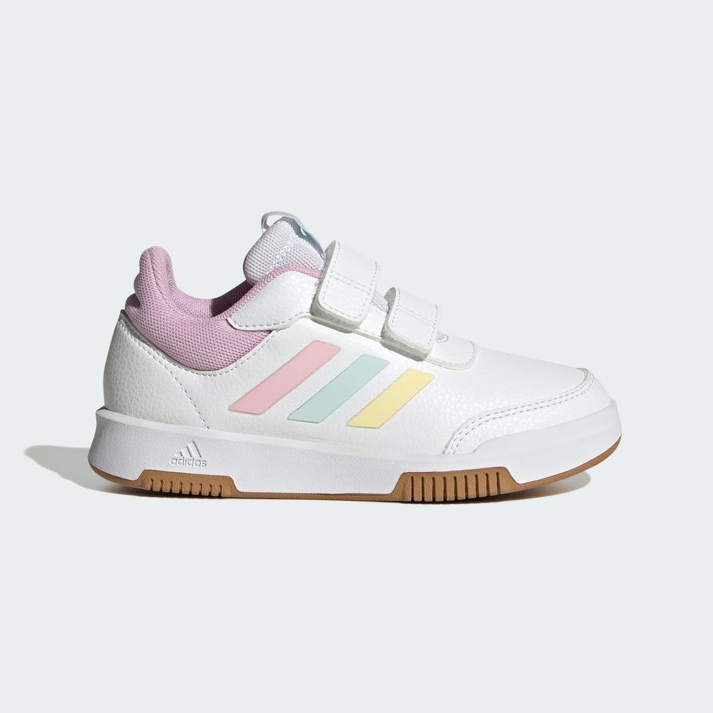 Foto 3 pulgar | Tenis Tensaur Tira Ajustable De Cierre Por Contacto Adidas Blanco Niños