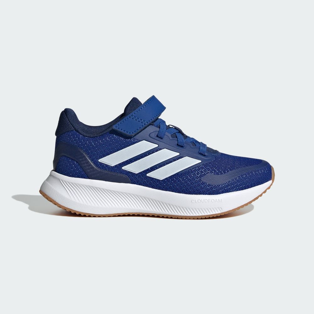 Foto 3 pulgar | Tenis Runfalcon 5 Kids Adidas Azul Niños