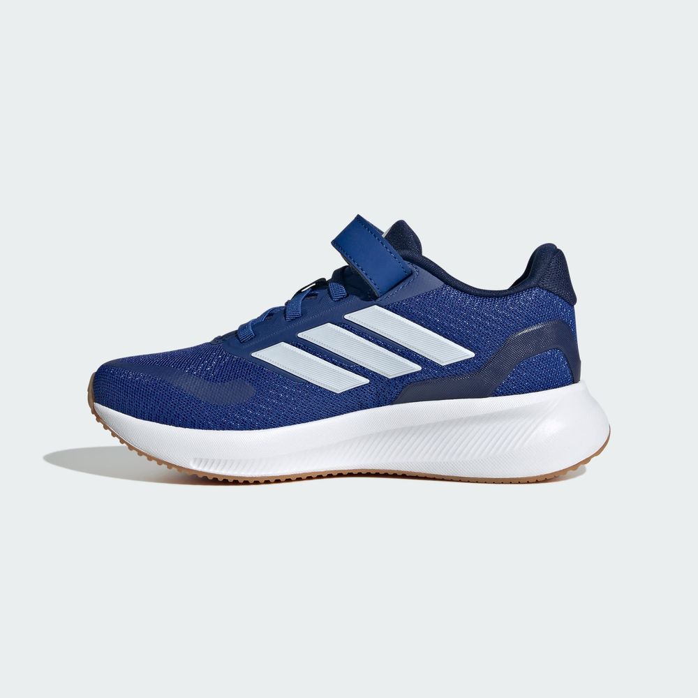 Foto 4 pulgar | Tenis Runfalcon 5 Kids Adidas Azul Niños