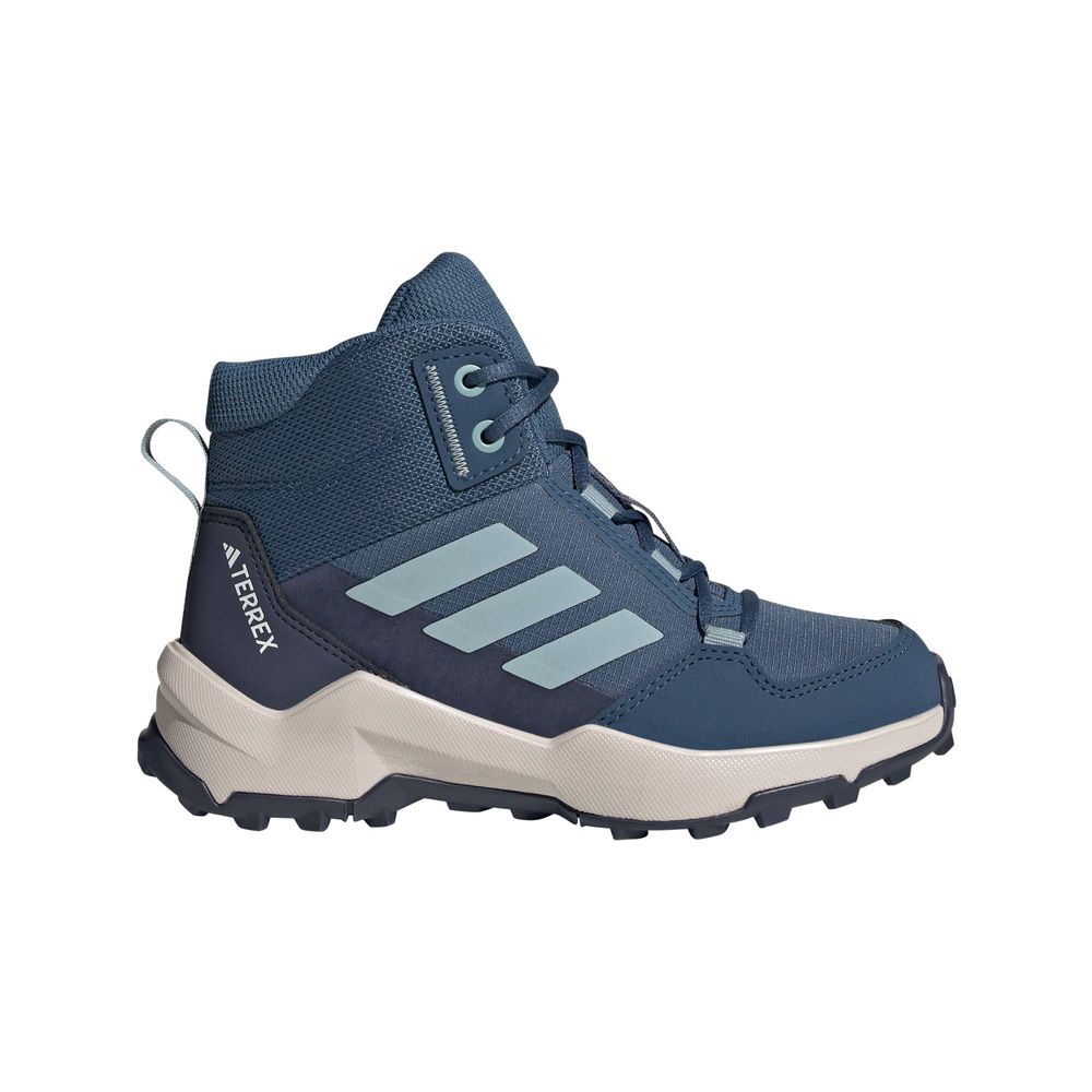 Foto 2 pulgar | Tenis De Senderismo Terrex Ax4r Mid Adidas Azul Niños