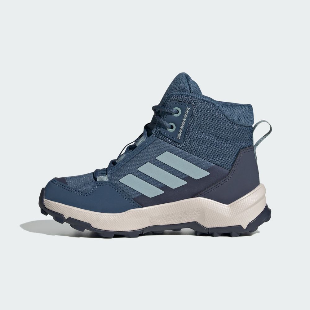 Foto 4 pulgar | Tenis De Senderismo Terrex Ax4r Mid Adidas Azul Niños