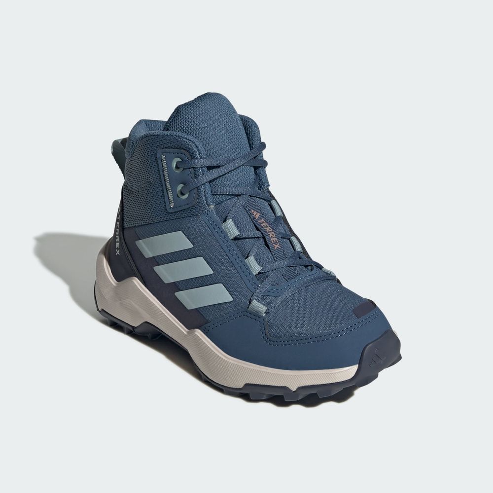 Foto 7 pulgar | Tenis De Senderismo Terrex Ax4r Mid Adidas Azul Niños
