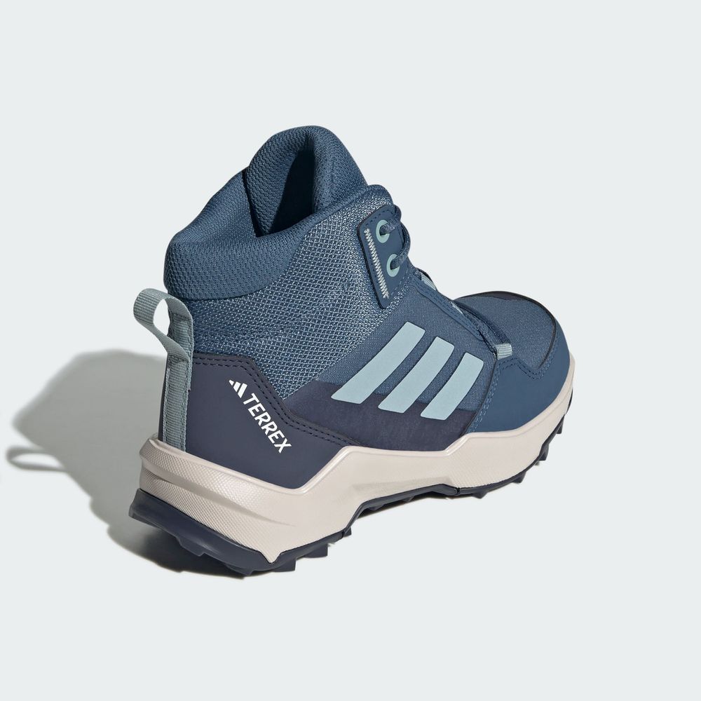 Foto 8 pulgar | Tenis De Senderismo Terrex Ax4r Mid Adidas Azul Niños