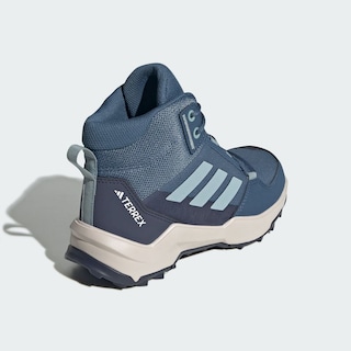 Foto 7 | Tenis De Senderismo Terrex Ax4r Mid Adidas Azul Niños