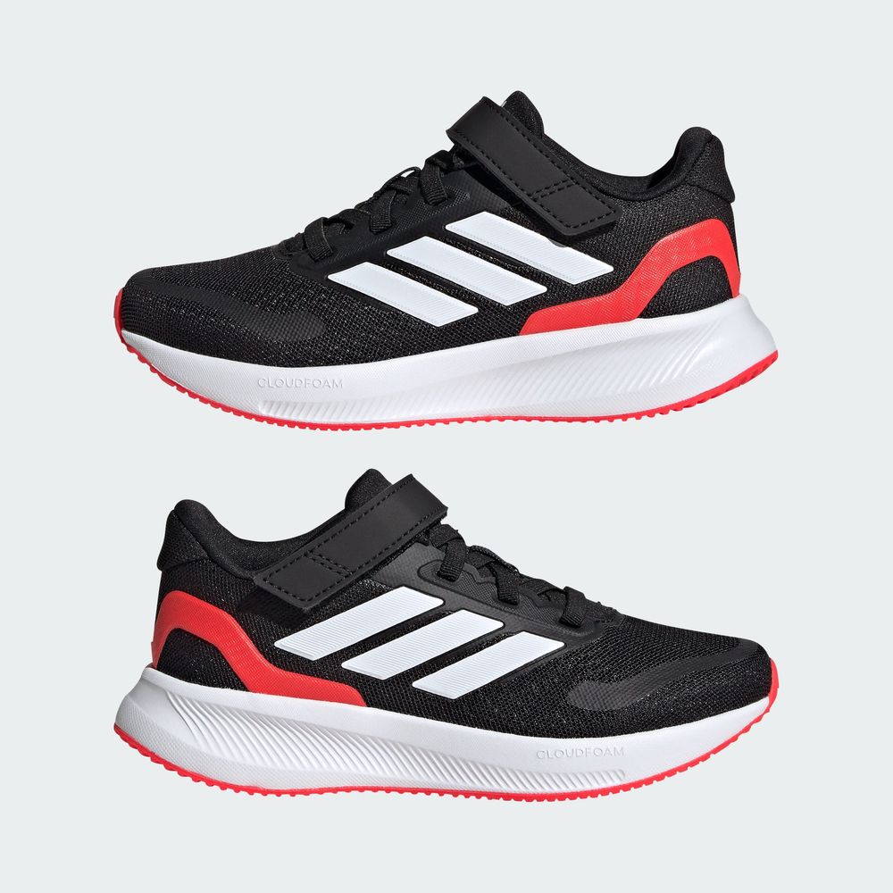 Foto 8 | Tenis Runfalcon 5 Kids Adidas Negro Niños