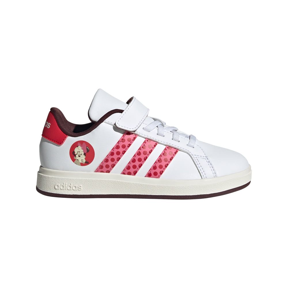 Foto 2 pulgar | Tenis Grand Court 2.0 Adidas Disney Minnie Mouse (niños) Adidas Blanco Niños