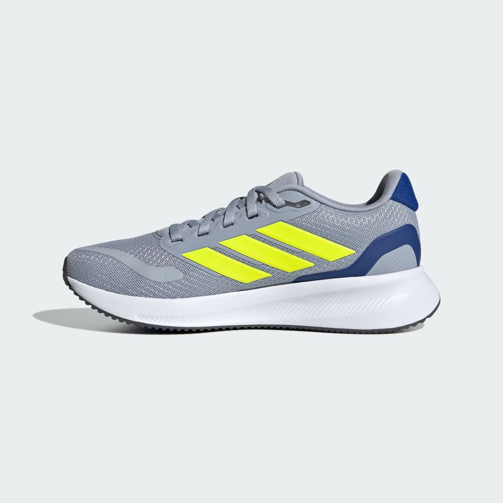 Foto 4 pulgar | Tenis Runfalcon 5 Kids Adidas Gris Niños