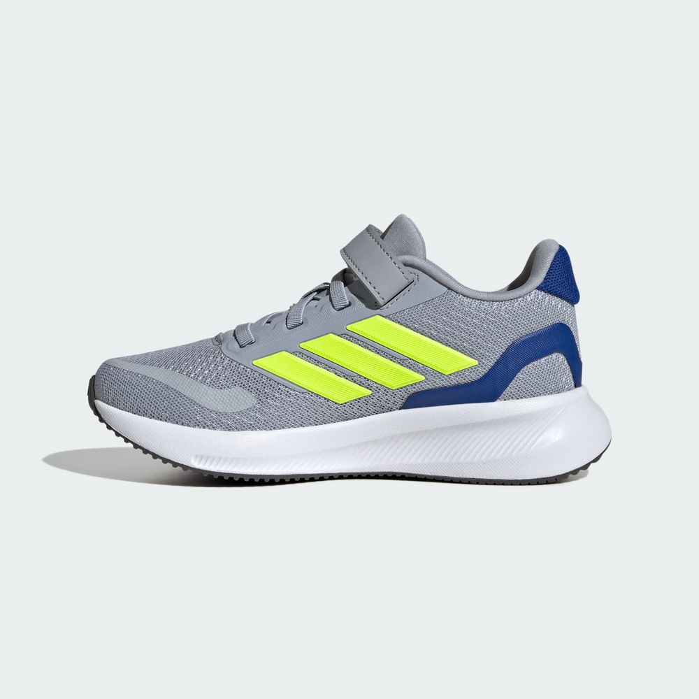 Foto 4 pulgar | Tenis Runfalcon 5 Kids Adidas Gris Niños