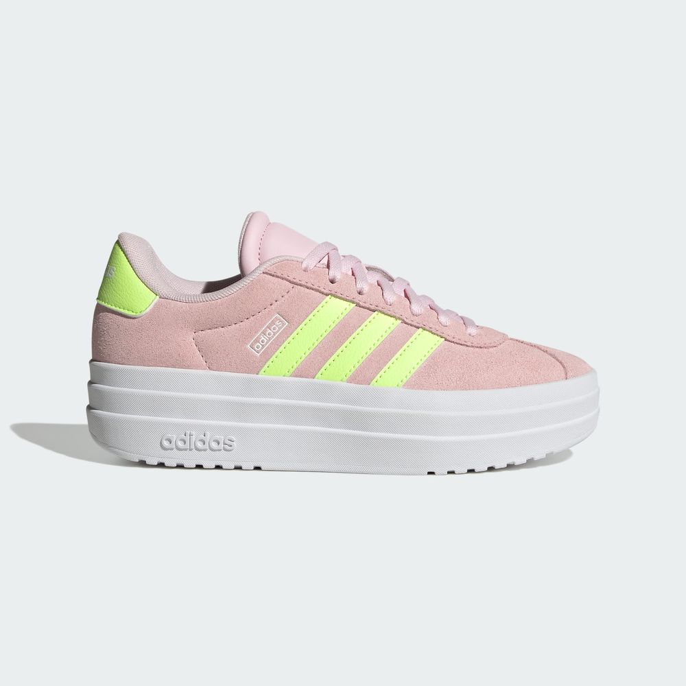 Foto 3 pulgar | Tenis Adidas Vl Court Bold Kids Adidas Rosa Niños