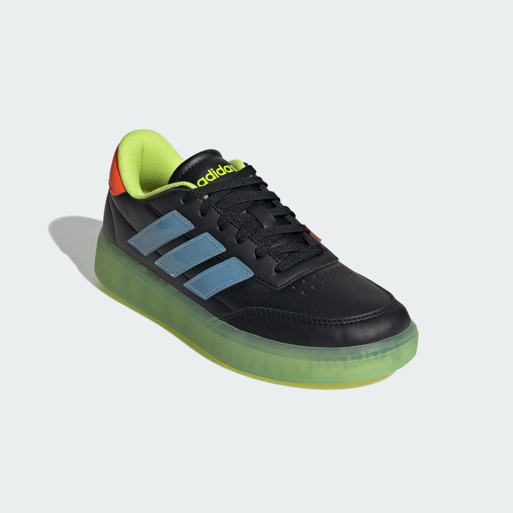 Foto 7 pulgar | Tenis Courtblock Adidas Negro Niños