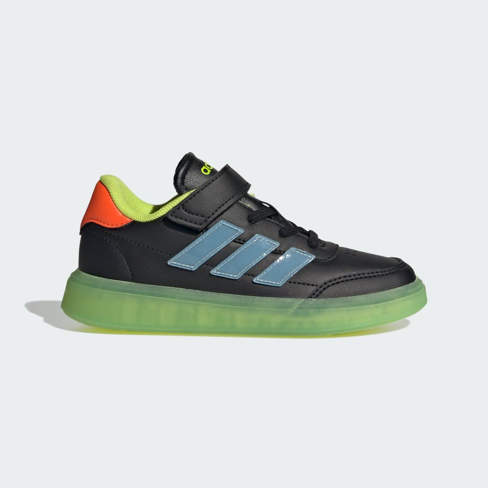 Foto 3 pulgar | Tenis Courtblock Adidas Negro Niños