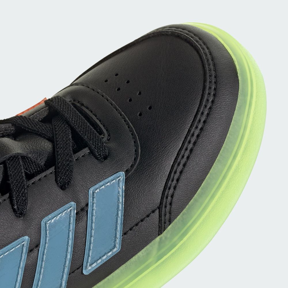 Foto 9 pulgar | Tenis Courtblock Adidas Negro Niños