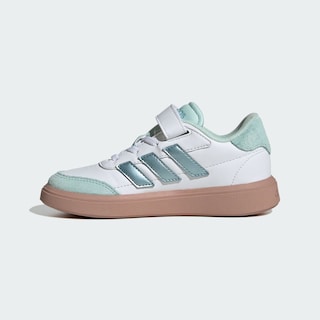Foto 3 | Tenis Courtblock Adidas Blanco Niños