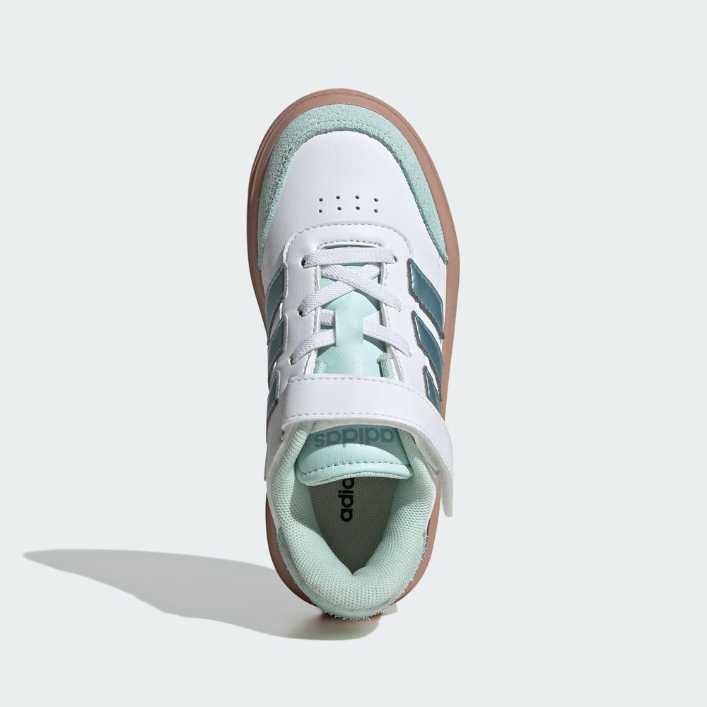 Foto 5 pulgar | Tenis Courtblock Adidas Blanco Niños