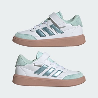 Foto 8 | Tenis Courtblock Adidas Blanco Niños