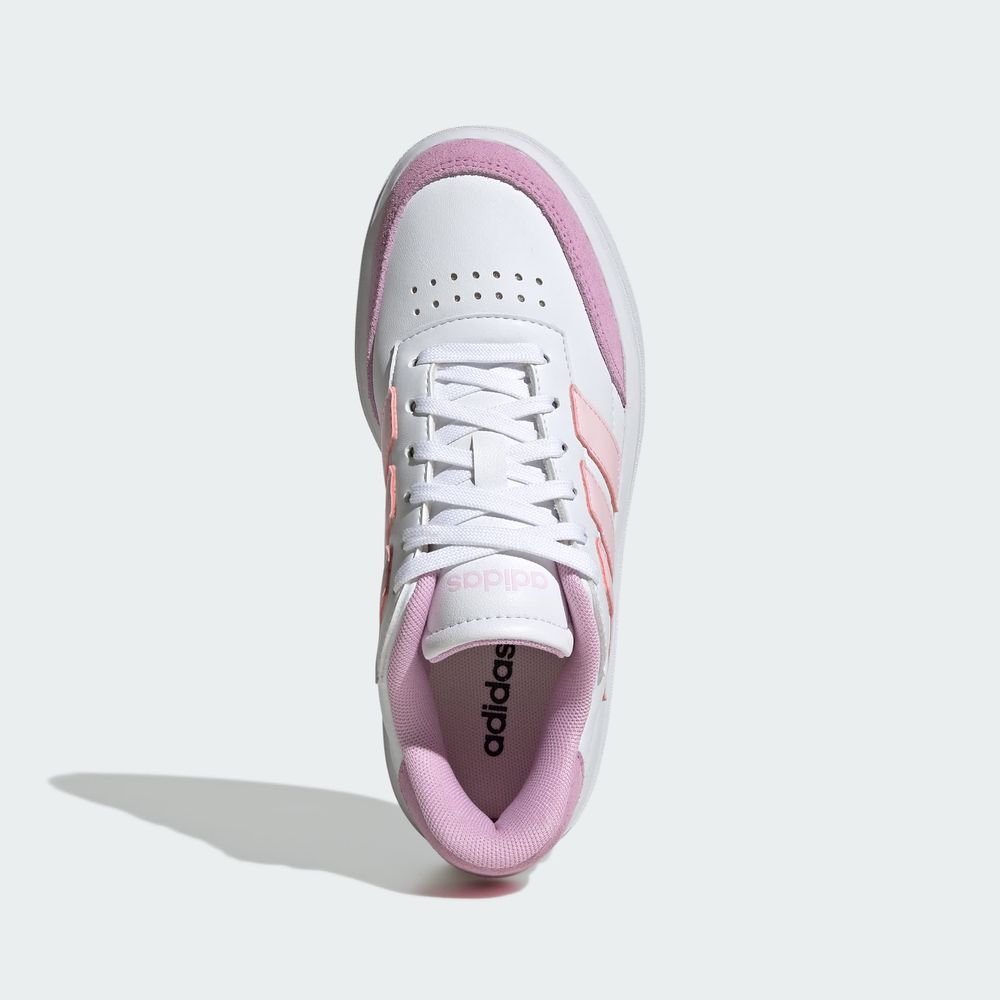 Foto 5 pulgar | Tenis Courtblock Adidas Blanco Niños