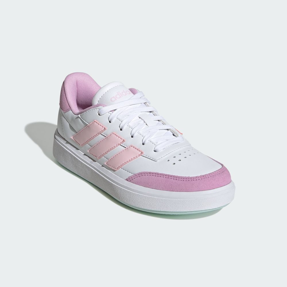 Foto 7 pulgar | Tenis Courtblock Adidas Blanco Niños