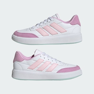 Foto 8 | Tenis Courtblock Adidas Blanco Niños